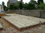 Soham, Cambridgeshire: Completed Foundations and Floor Slab